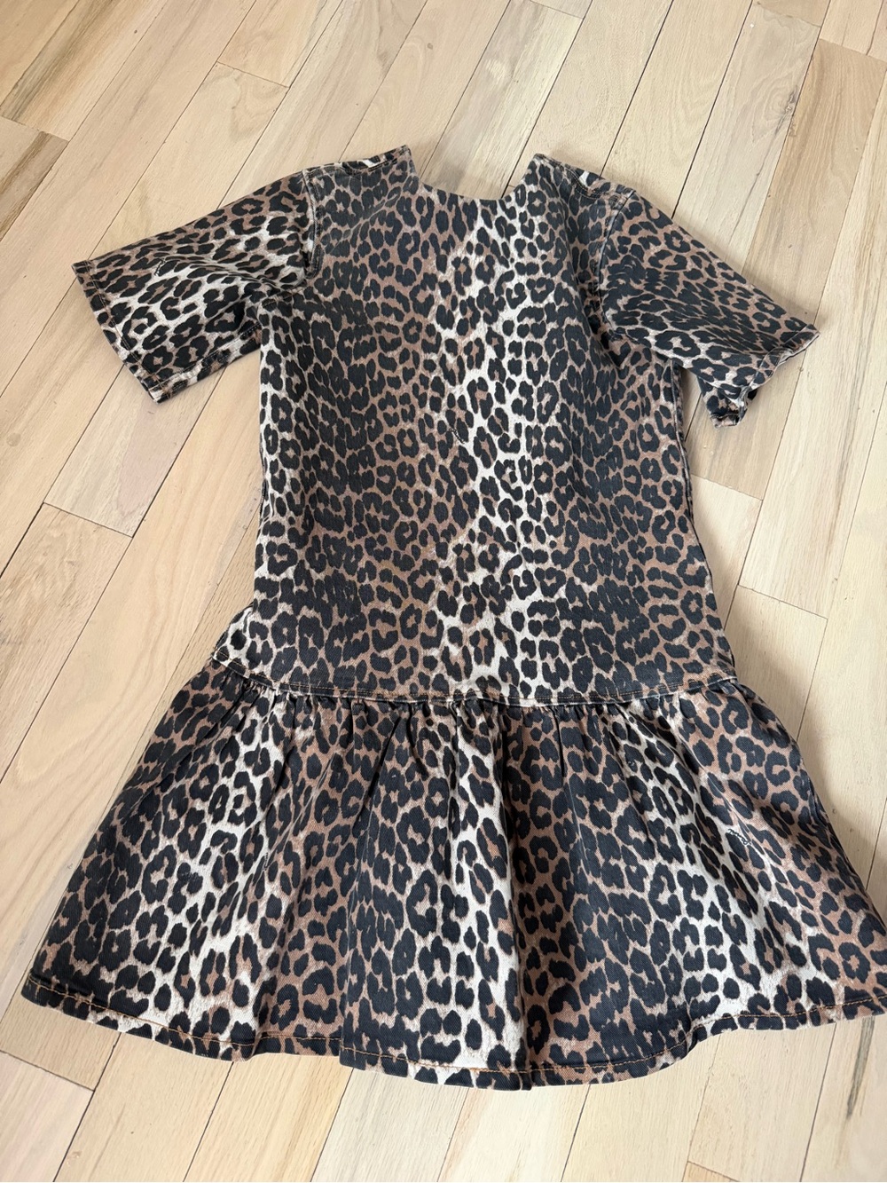 Ganni leopard dress